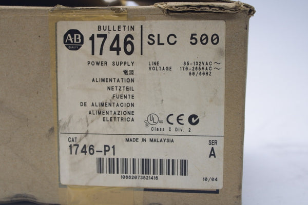INDUSTRIAL SPARE PART 1746-P1 SER. A 170-265VAC 2A NSMP