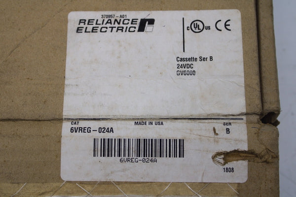 RELIANCE ELECTRIC 6VREG-024A SER. B 24VDC NSMP
