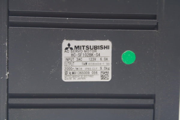 MITSUBISHI HC-SF102BK-S4 123V 6.0A NSNP