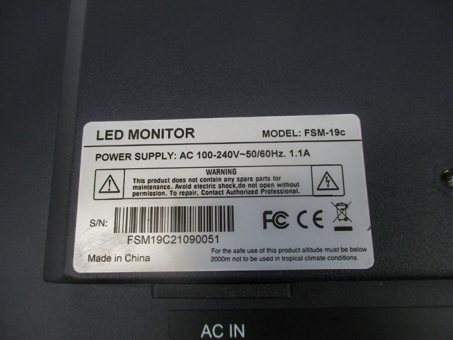 OPTICOM FSM-19C 100-240VAC 1.1A UNMP