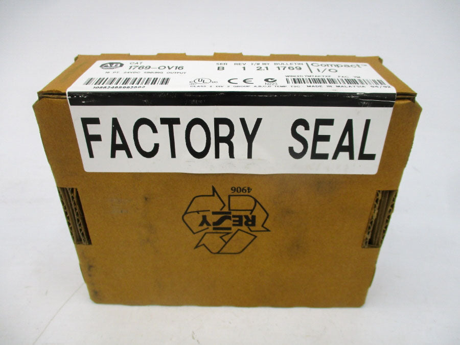 INDUSTRIAL SPARE PART 1769-OV16 SER. B F/W 2.1 24VDC REV. 1 DATE: 2002 NSFS
