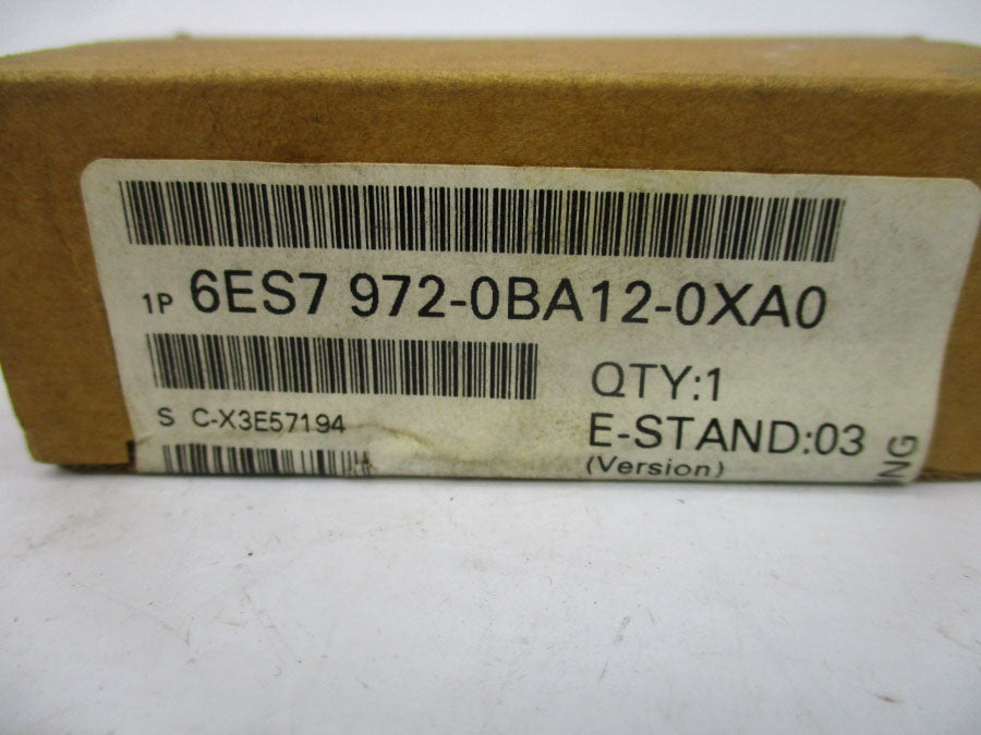 SIEMENS 6ES7972-0BA12-0XA0 NSFS