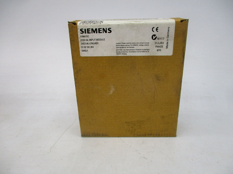 SIEMENS 6ES7321-1BL00-0AA0 VER. 05 24VDC NSFS