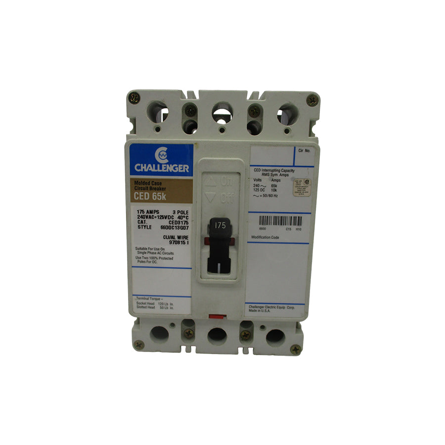 CHALLENGER CED3175 240VAC 175A NSNP