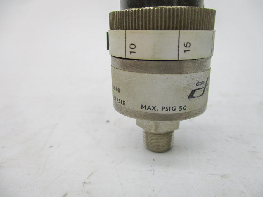 COLE PARMER 68061-08 250VAC 5A 50PSI NSNP