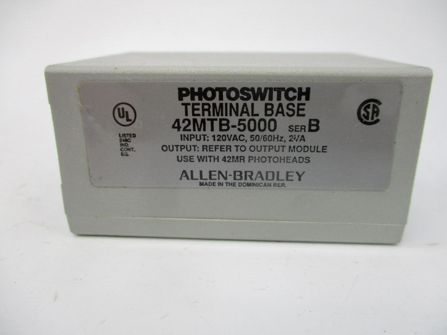 INDUSTRIAL SPARE PART 42MTB-5000 SER. B 120VAC (BK/YL) NSMP