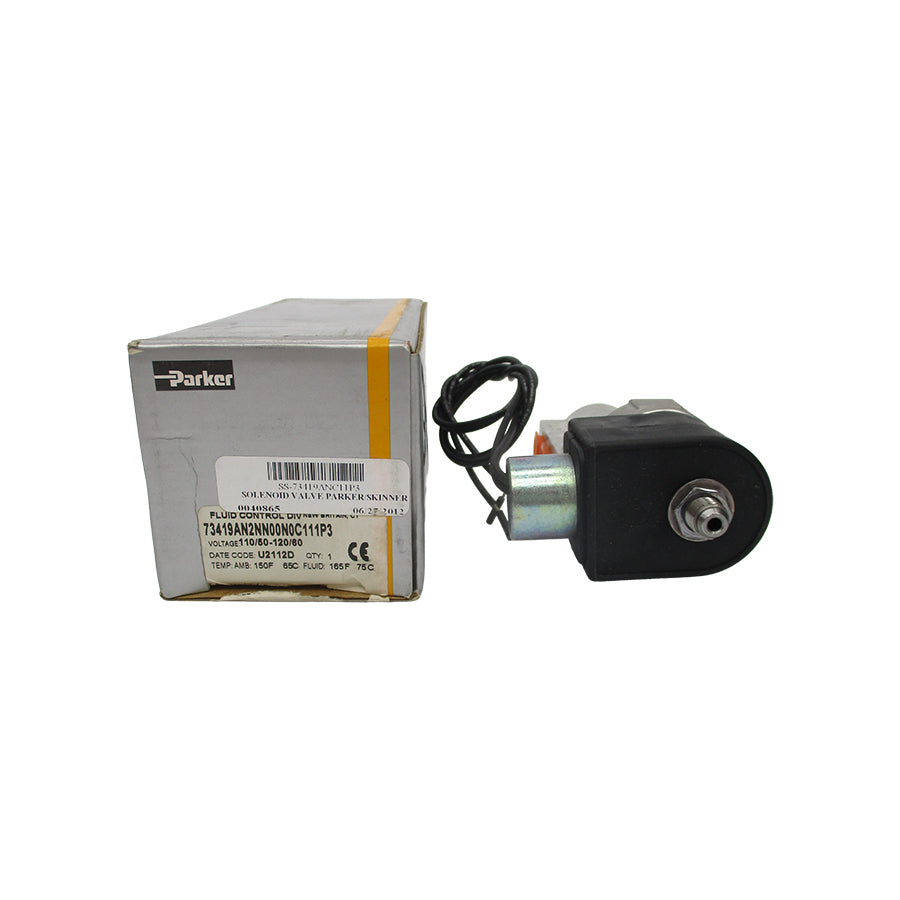 PARKER 73419AN2NN00N0C111P3 110/120V 30-150PSI 1/4" NSMP