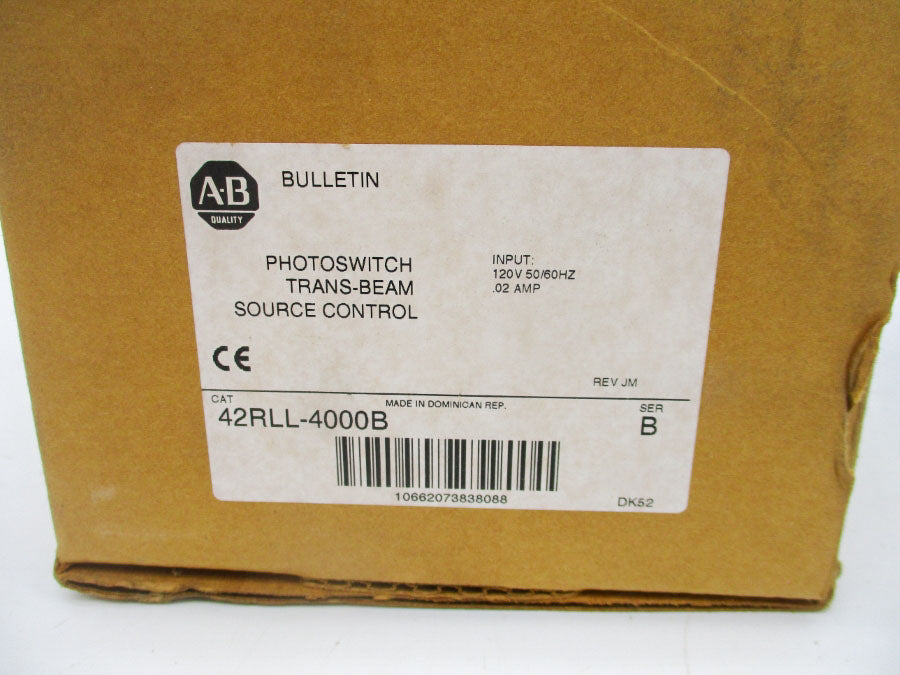 INDUSTRIAL SPARE PART 42RLL-4000B SER. B 120V 0.02A (BR/WH) NSMP