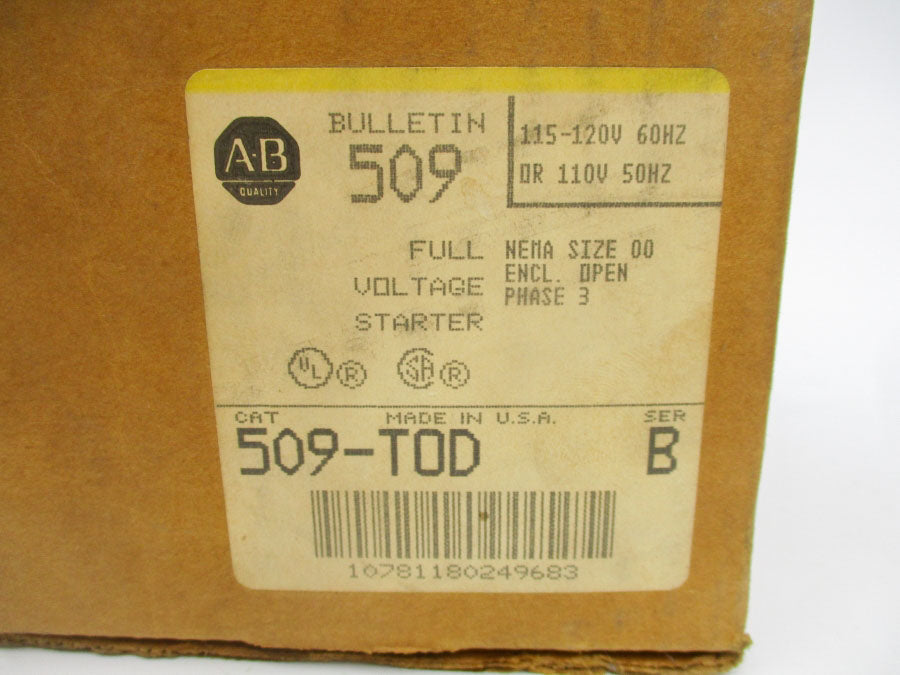 INDUSTRIAL SPARE PART 509-TOD SER. B 110/115-120V 9A (BR/YL) NSMP