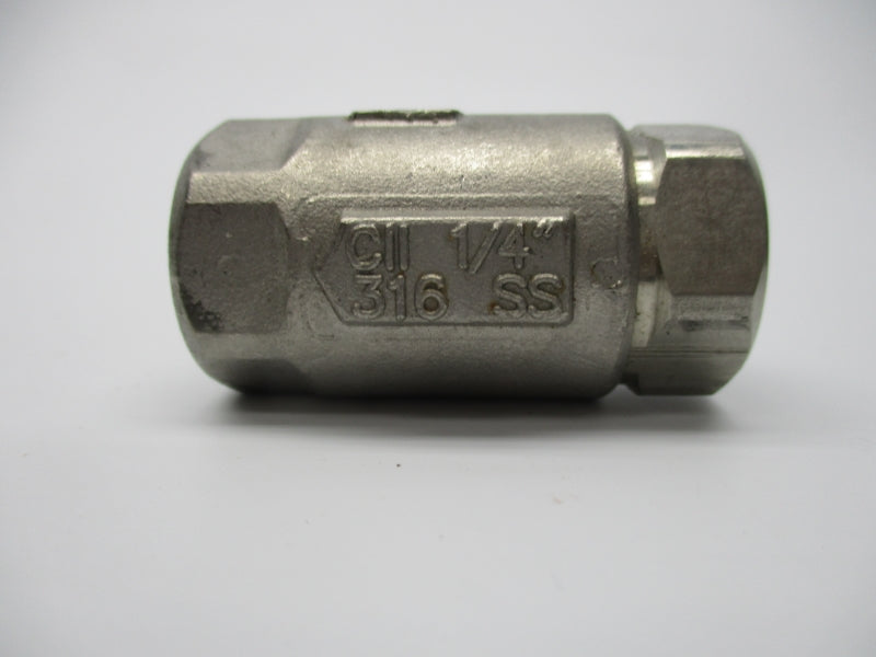 VALVE CII-1/4-316-SS 125-S-400-WOG NSNP
