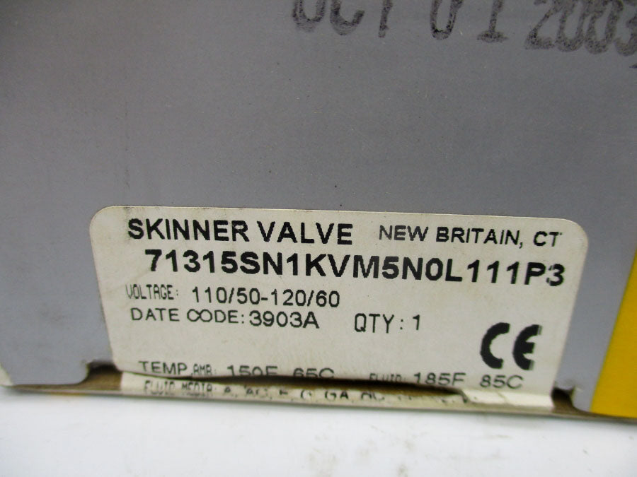 PARKER 71315SN1KVM5N0L111P3 110/120V 125PSI NSMP