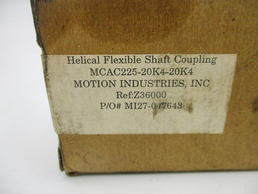 HELICAL MCAC225-20K4-20K4 NSMP