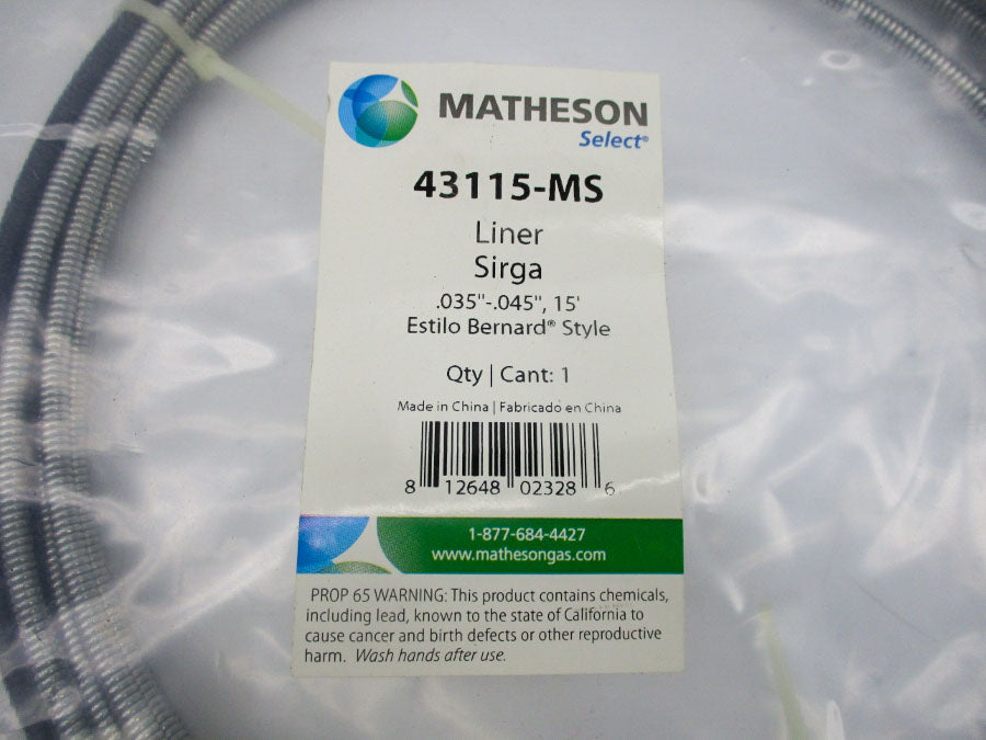 MATHESON 43115-MS 15' NSMP