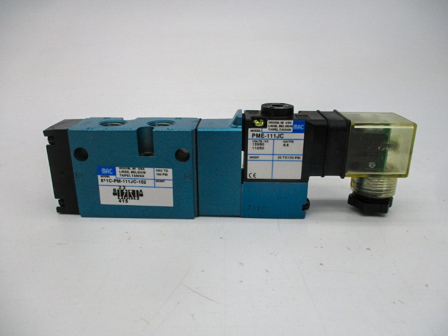 MAC 811C-PM-111JC-152 110/120V 25-150PSI NSMP