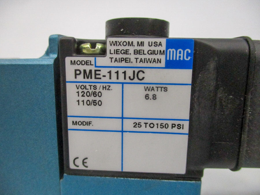 MAC 811C-PM-111JC-152 110/120V 25-150PSI NSMP