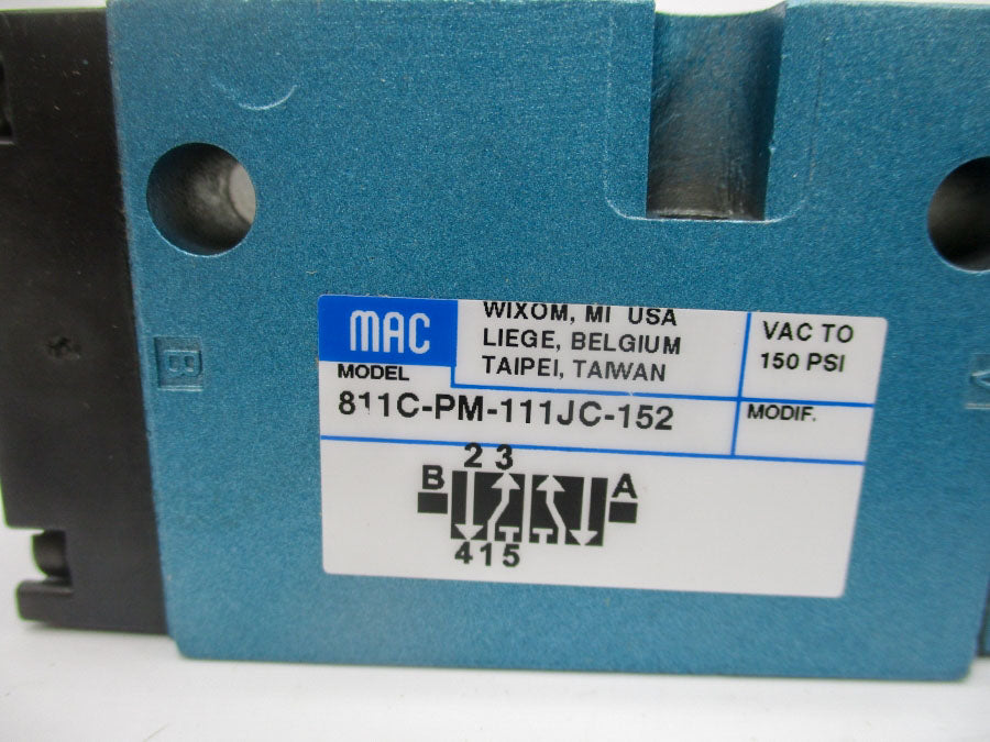MAC 811C-PM-111JC-152 110/120V 25-150PSI NSMP