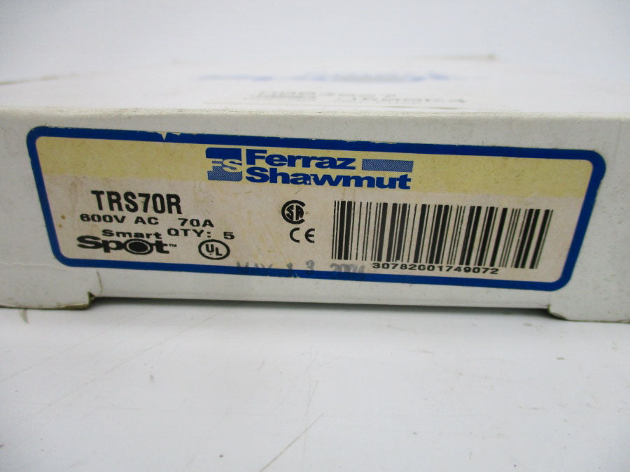 FERRAZ SHAWMUT TRS70R 600VAC/DC 70A (PKG OF 5) NSMP