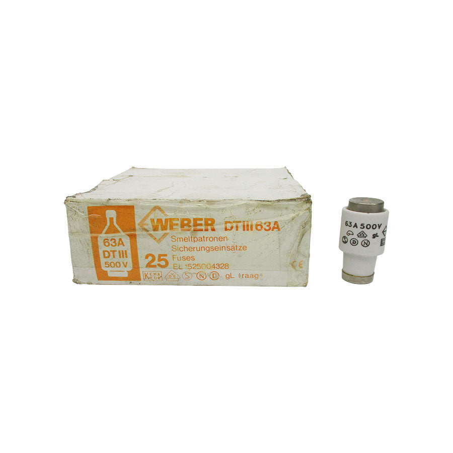 WEBER DTIII63A 500V 63A (PKG OF 5) NSMP