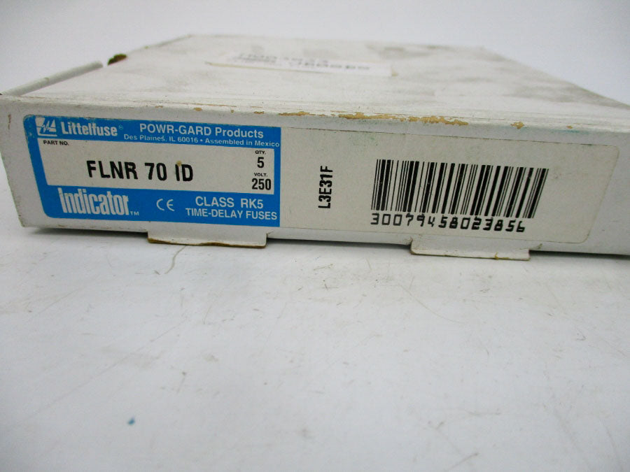 LITTELFUSE FLNR70ID 250VAC 70A (PKG OF 5) (WH/BL) NSMP