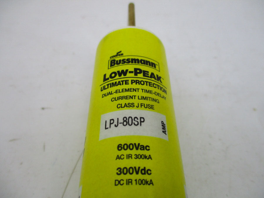 BUSSMANN LPJ80SP 600VAC 80A (YL/YL) NSMP