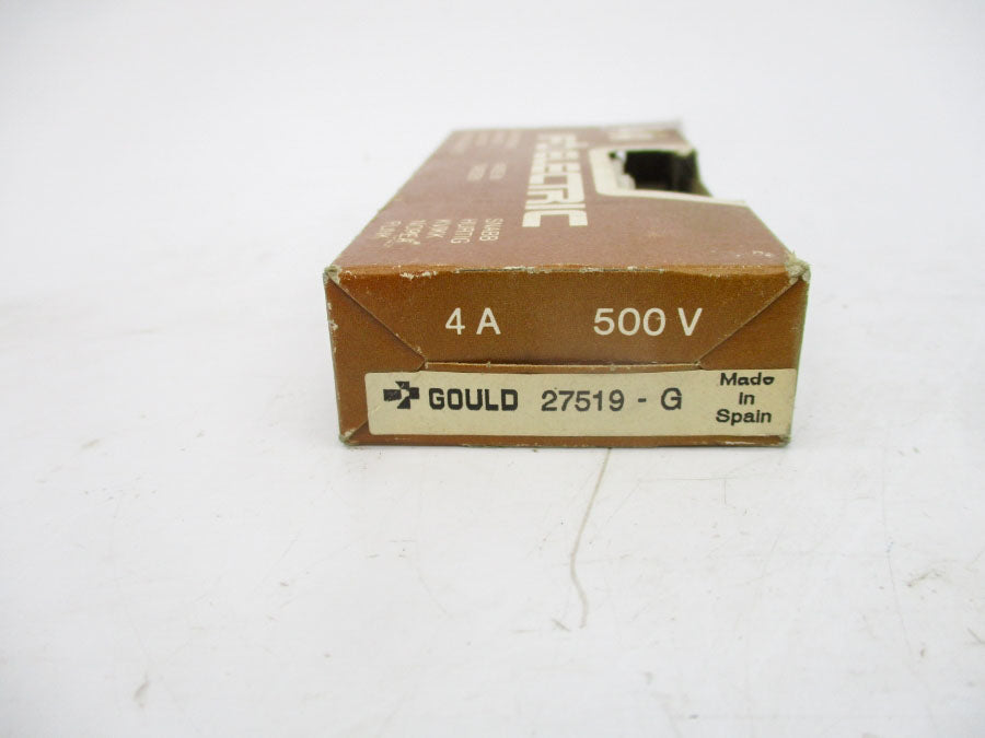 GOULD 27519-G 500V 4A (PKG OF 5) NSMP