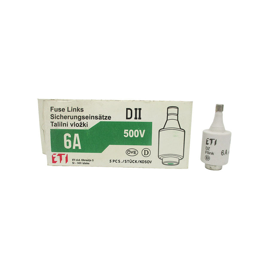 ETI DII 500V 6A (PKG OF 5) NSMP