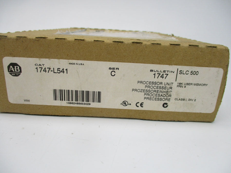 INDUSTRIAL SPARE PART 1747-L541 SER. C F/W 8 NSFS