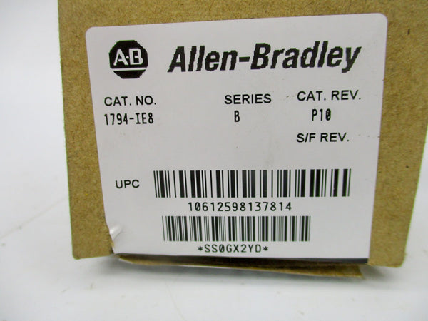 INDUSTRIAL SPARE PART 1794-IE8 SER. B REV. B05 24VDC NSMP