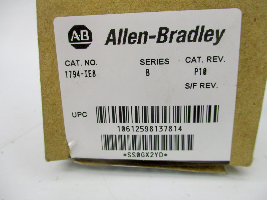 INDUSTRIAL SPARE PART 1794-IE8 SER. B REV. B05 24VDC NSMP