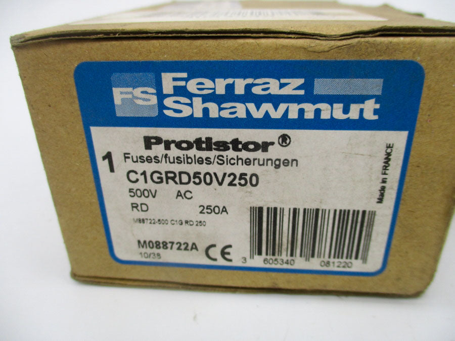 FERRAZ SHAWMUT C1GRD50V250 M088722A 500VAC 250A NSMP