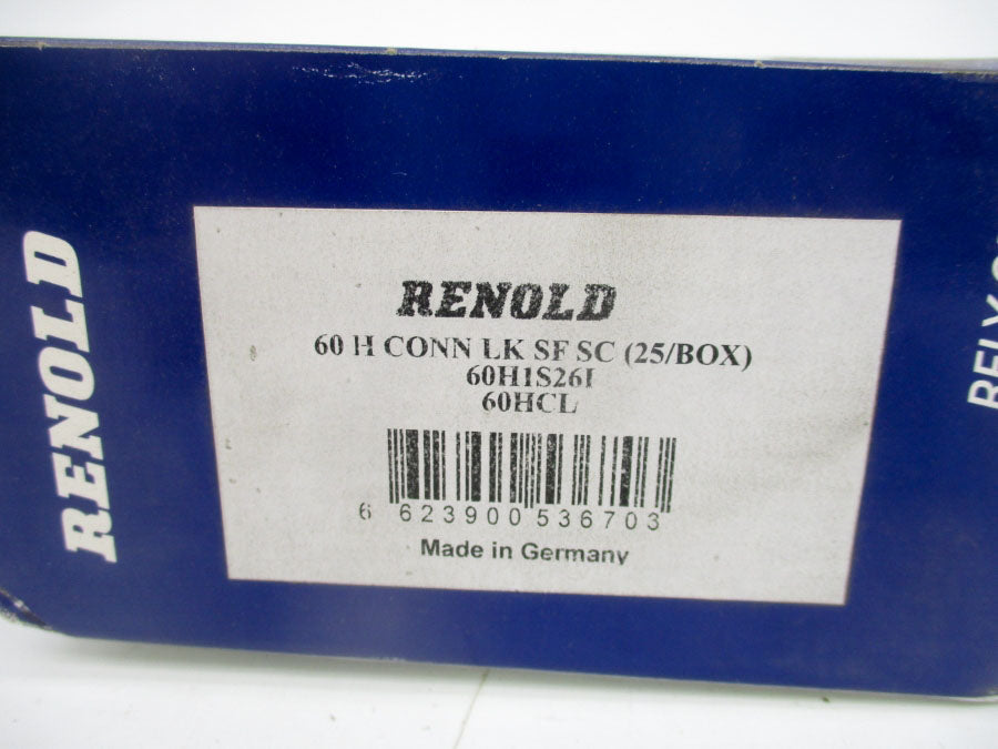 RENOLD 60H1S26I 60HCL (PKG OF 25) NSMP