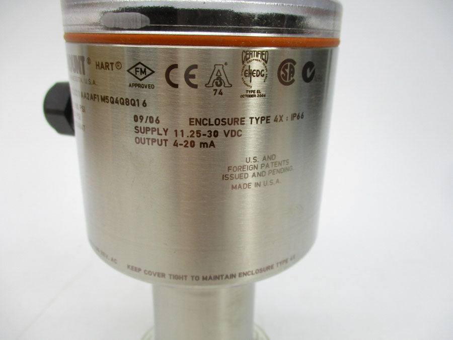 ROSEMOUNT 4500G22C11AA2AF1M5Q4Q8Q16 11.25-30VDC -14.7-100PSI NSMP