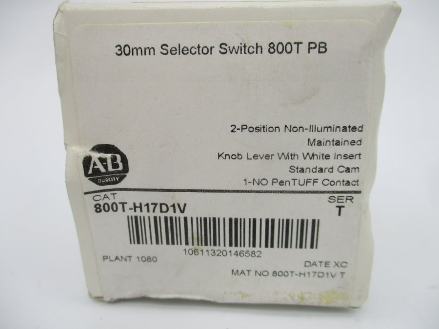 INDUSTRIAL SPARE PART 800T-H17D1V SER. T (WH) NSMP