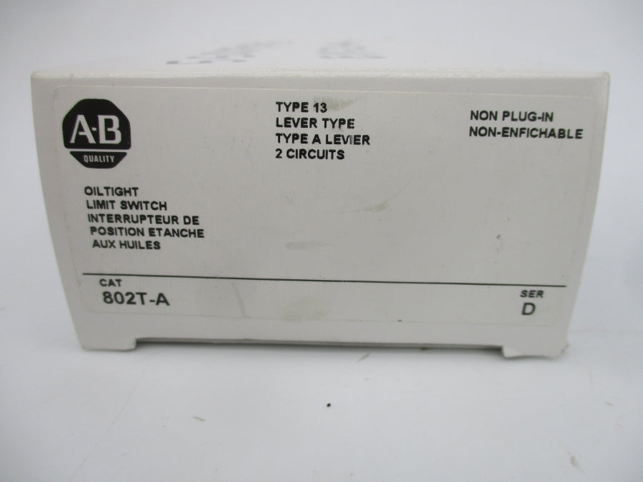 INDUSTRIAL SPARE PART 802T-A SER. D 120-600VAC 60A (WH) NSMP