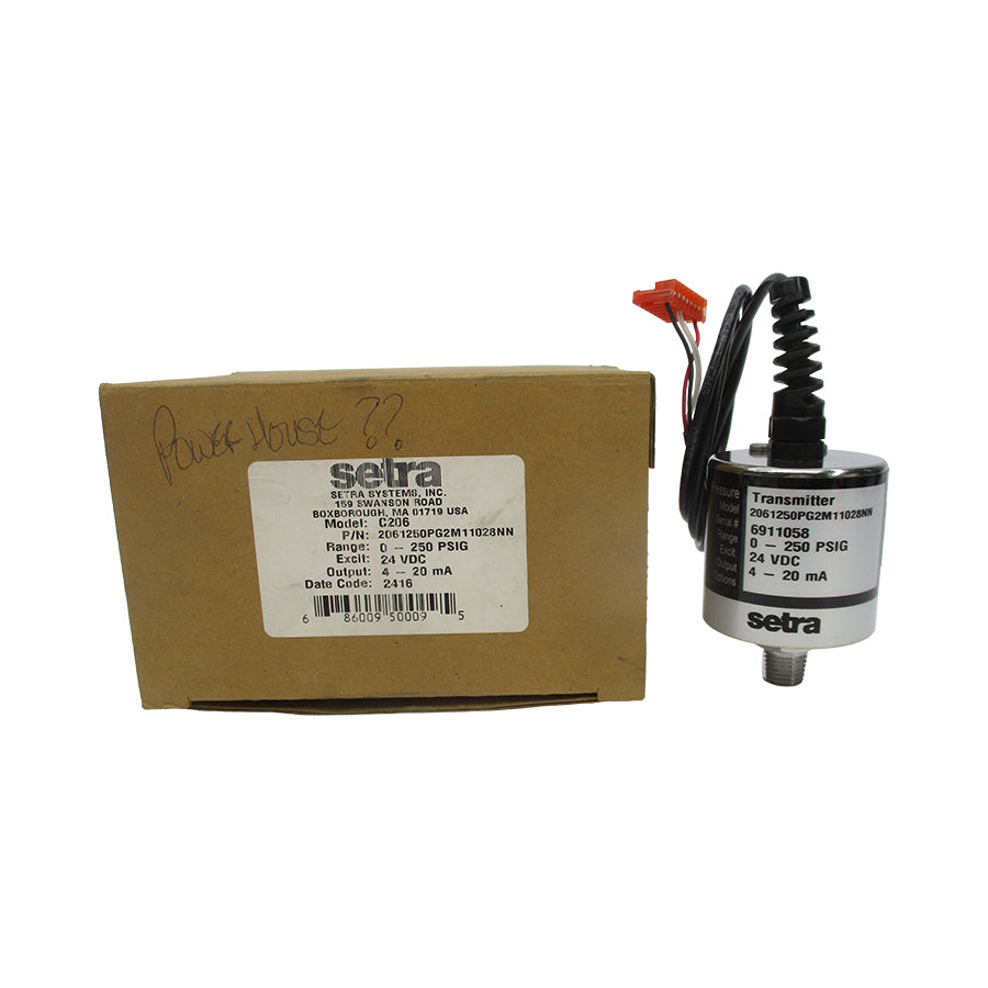 SETRA 2061250PG2M11028NN C206 24VDC 0-250PSI NSMP