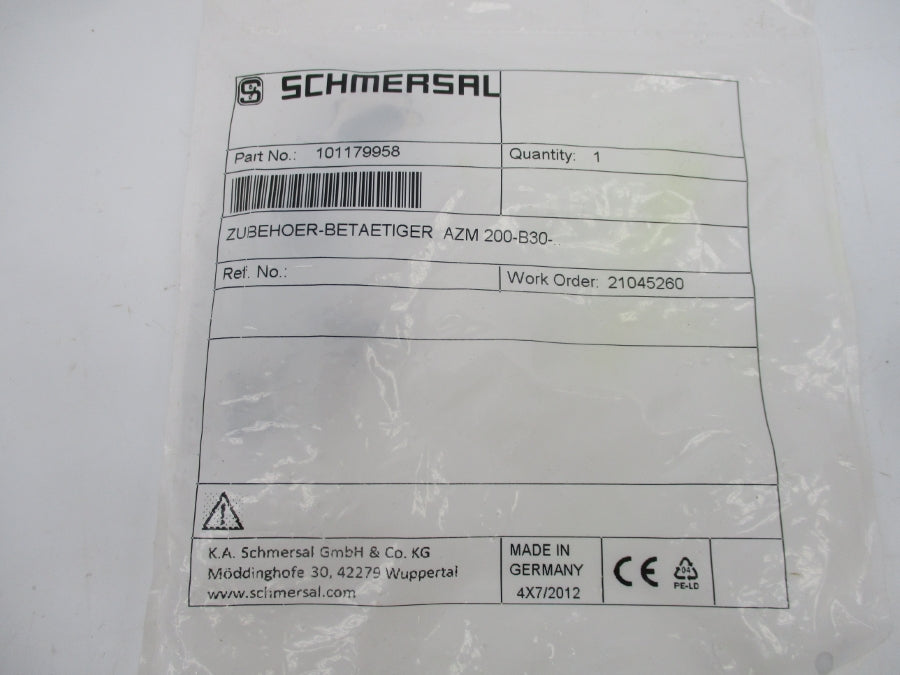 SCHMERSAL 101179958 AZM200-B30 NSMP
