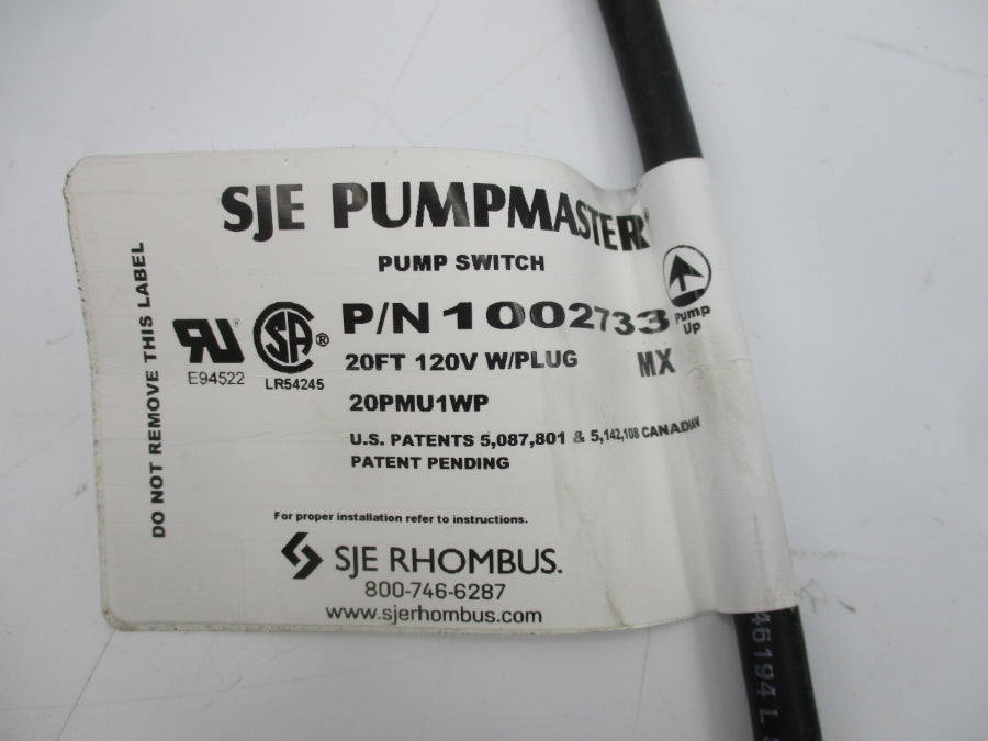 SJE RHOMBUS 1002733 20PMU1WP 120V 20' NSNP