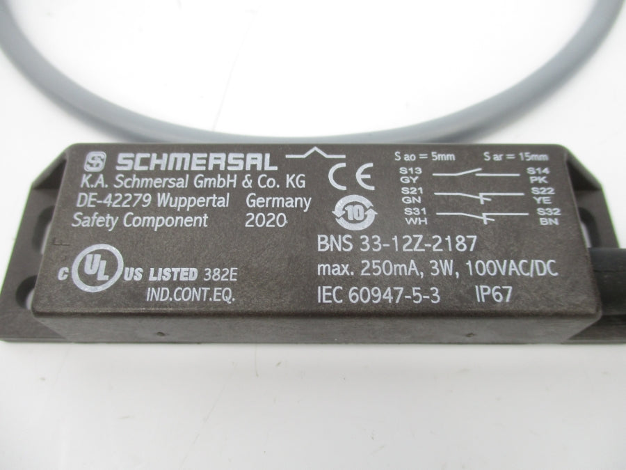 SCHMERSAL BNS33-12Z-2187 100VAC/DC NSNP