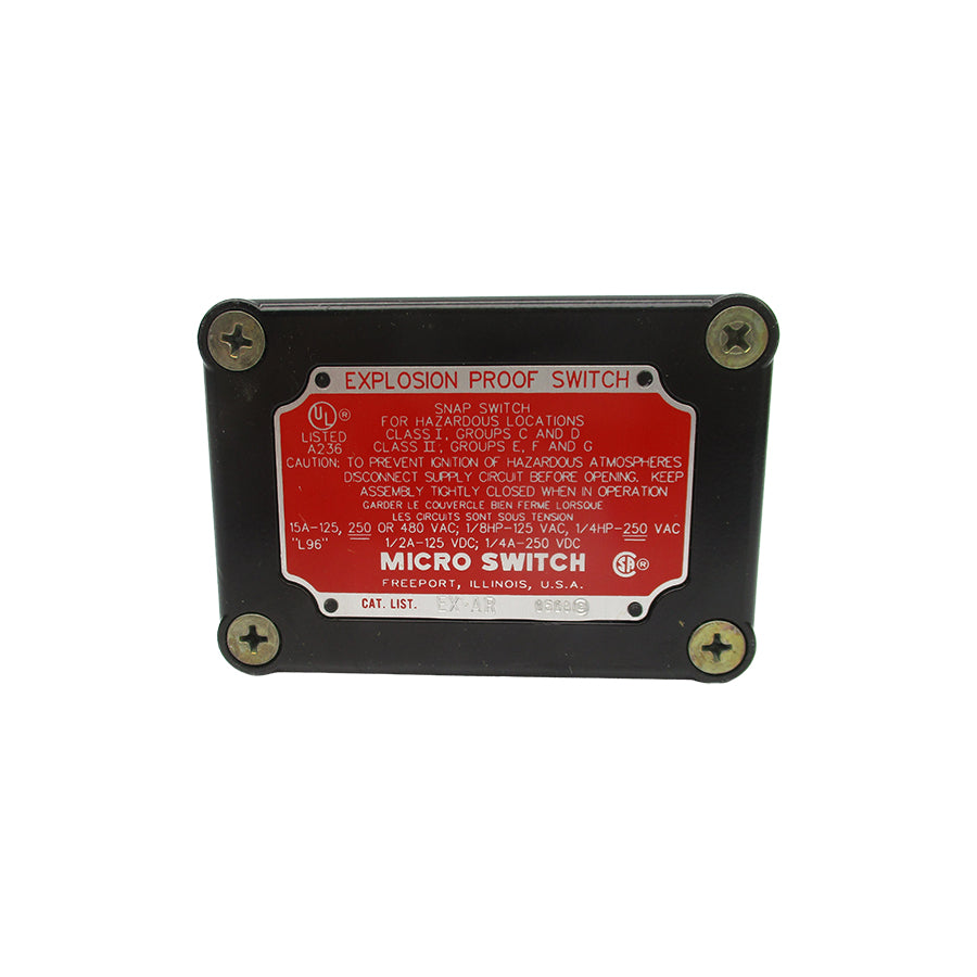 MICRO SWITCH EX-AR 125-480VAC 15A NSNP