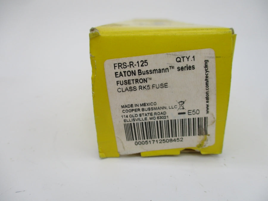 BUSSMANN FRS-R-125 600VAC 125A (GR/YL) NSMP