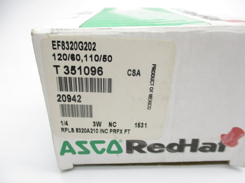 ASCO EF8320G202 110/120V 150PSI 1/4" NSMP