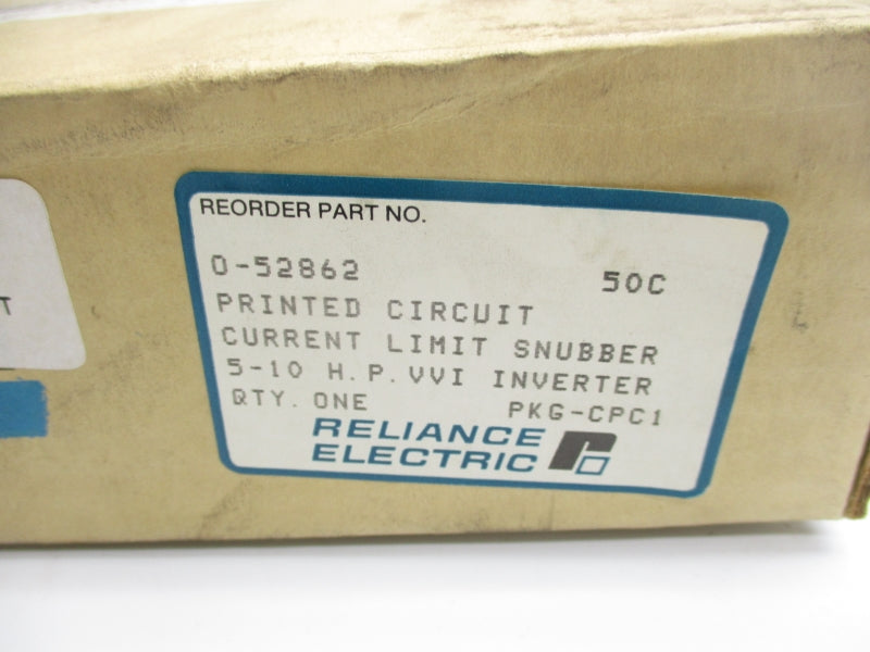 RELIANCE ELECTRIC 0-52862 NSMP