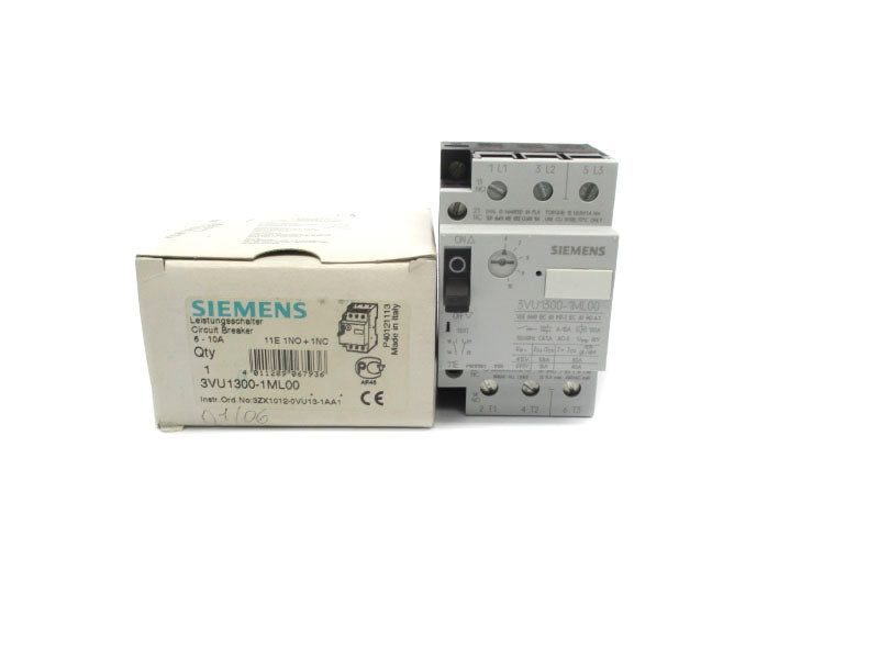 SIEMENS 3VU1300-1ML00 600VAC 6-10A NSMP