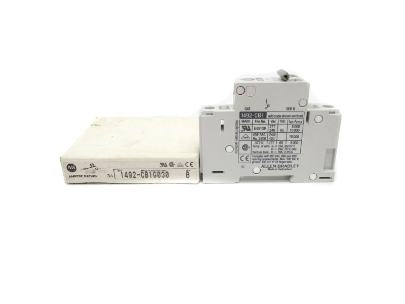 ALLEN BRADLEY 1492-CB1G030 SER. B 420VAC 3A NSMP