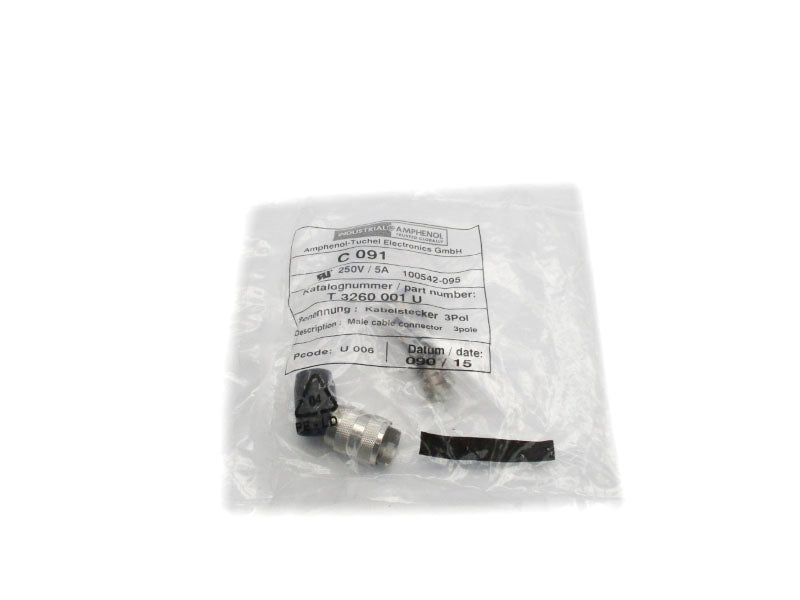 AMPHENOL T3260001U 250V 5A NSMP