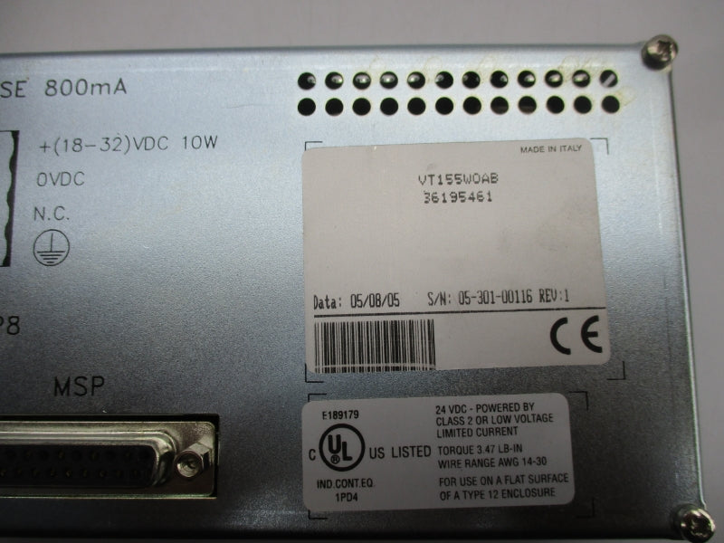 ESA VT155W0AB 18-32VDC NSNP