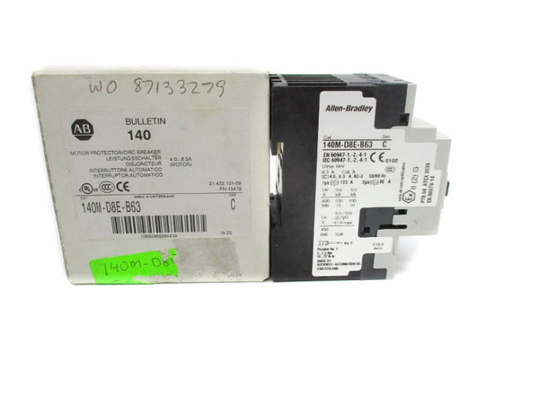 ALLEN BRADLEY 140M-D8E-B63 SER. C 690V 4.0-6.3A NSMP