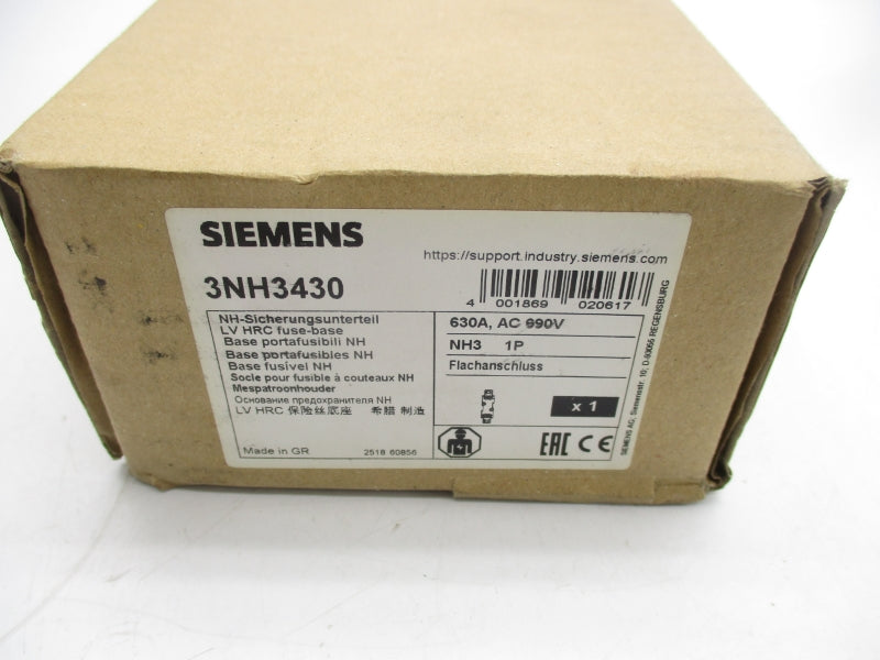 SIEMENS 3NH3430 690V 630A NSFS