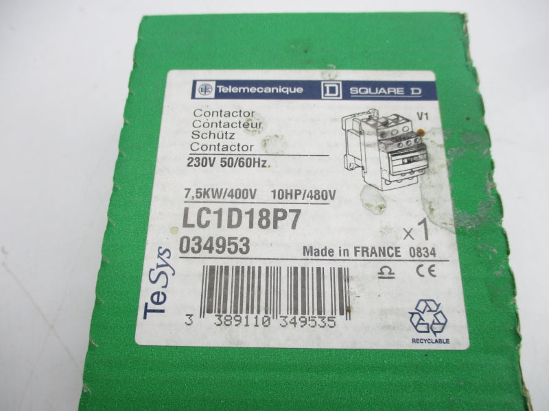 TELEMECANIQUE LC1D18P7 230V NSMP