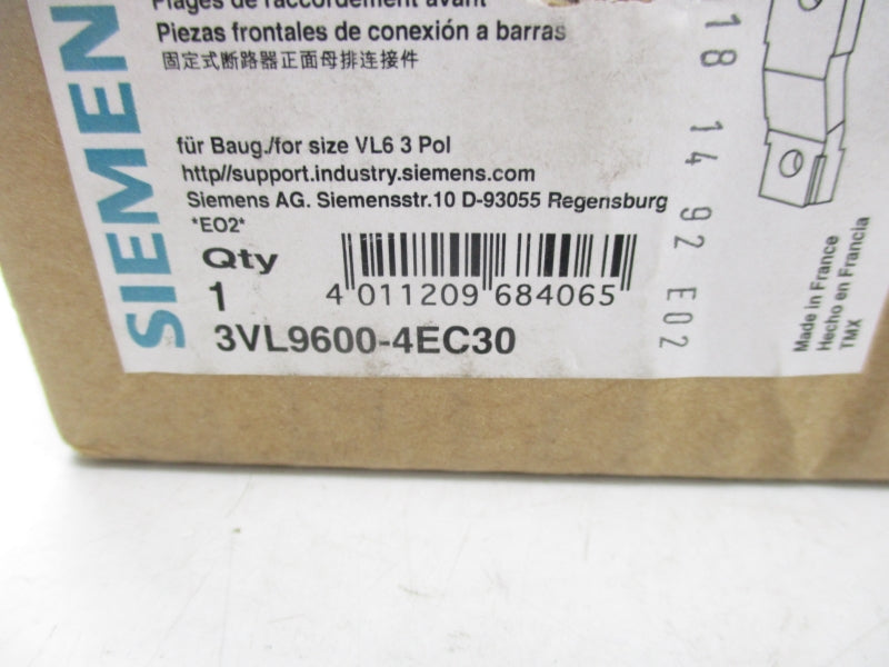 SIEMENS 3VL9600-4EC30 NSFS
